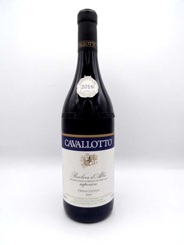 Barbera d'Alba superiore Vigna Cuculo Cavallotto 2019