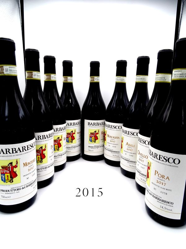 Cru collection (senza scatola)  dei 9 cru di Barbaresco Riserva Produttori del Barbaresco 2015