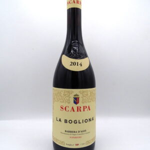 Barbera d'Asti Superiore La Bogliona Scarpa 2014